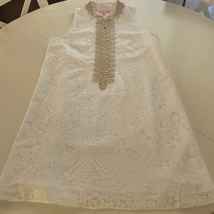 Lilly Pulitzer Jane shift size 6 white lace